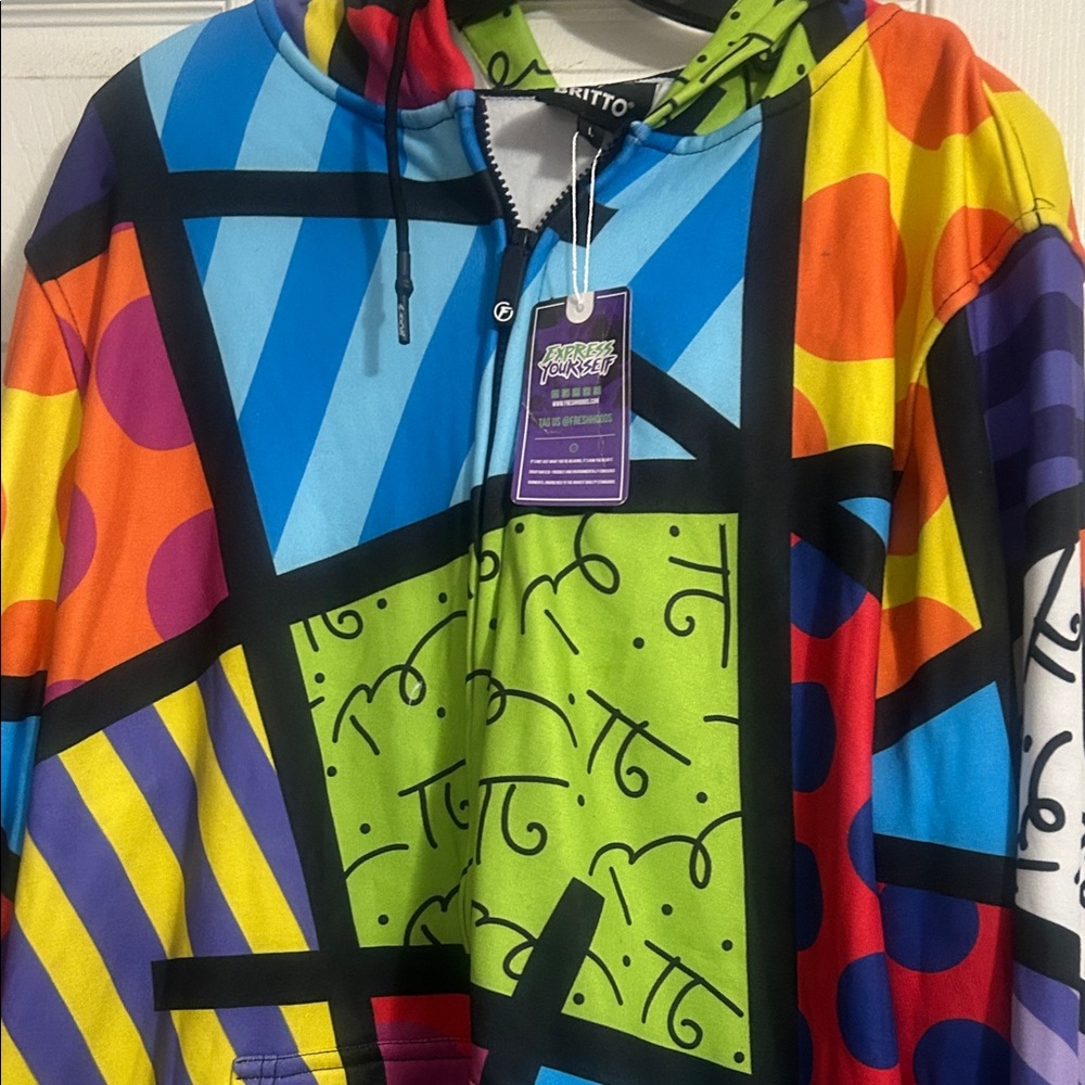 Colorful Geometric Men's Jacket